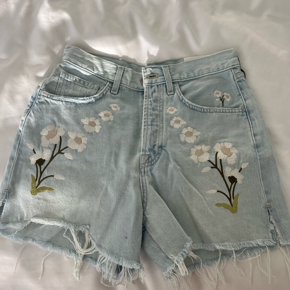 7 for all mankind easy ruby cut off shorts 25 new tags